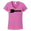 Ladies Heavy Cotton™ 100% Cotton V-Neck T-Shirt Thumbnail