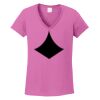 Ladies Heavy Cotton™ 100% Cotton V-Neck T-Shirt Thumbnail