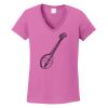 Ladies Heavy Cotton™ 100% Cotton V-Neck T-Shirt Thumbnail