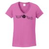 Ladies Heavy Cotton™ 100% Cotton V-Neck T-Shirt Thumbnail