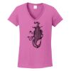 Ladies Heavy Cotton™ 100% Cotton V-Neck T-Shirt Thumbnail
