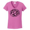 Ladies Heavy Cotton™ 100% Cotton V-Neck T-Shirt Thumbnail