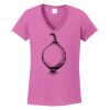 Ladies Heavy Cotton™ 100% Cotton V-Neck T-Shirt Thumbnail