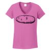 Ladies Heavy Cotton™ 100% Cotton V-Neck T-Shirt Thumbnail