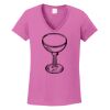 Ladies Heavy Cotton™ 100% Cotton V-Neck T-Shirt Thumbnail