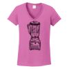 Ladies Heavy Cotton™ 100% Cotton V-Neck T-Shirt Thumbnail