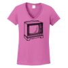 Ladies Heavy Cotton™ 100% Cotton V-Neck T-Shirt Thumbnail