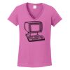 Ladies Heavy Cotton™ 100% Cotton V-Neck T-Shirt Thumbnail