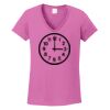 Ladies Heavy Cotton™ 100% Cotton V-Neck T-Shirt Thumbnail