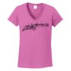Ladies Heavy Cotton™ 100% Cotton V-Neck T-Shirt Thumbnail
