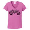 Ladies Heavy Cotton™ 100% Cotton V-Neck T-Shirt Thumbnail