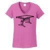 Ladies Heavy Cotton™ 100% Cotton V-Neck T-Shirt Thumbnail