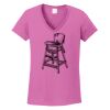 Ladies Heavy Cotton™ 100% Cotton V-Neck T-Shirt Thumbnail