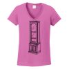 Ladies Heavy Cotton™ 100% Cotton V-Neck T-Shirt Thumbnail