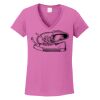 Ladies Heavy Cotton™ 100% Cotton V-Neck T-Shirt Thumbnail