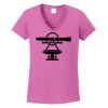 Ladies Heavy Cotton™ 100% Cotton V-Neck T-Shirt Thumbnail
