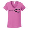 Ladies Heavy Cotton™ 100% Cotton V-Neck T-Shirt Thumbnail