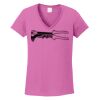 Ladies Heavy Cotton™ 100% Cotton V-Neck T-Shirt Thumbnail
