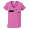 Ladies Heavy Cotton™ 100% Cotton V-Neck T-Shirt Thumbnail