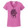 Ladies Heavy Cotton™ 100% Cotton V-Neck T-Shirt Thumbnail