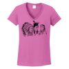 Ladies Heavy Cotton™ 100% Cotton V-Neck T-Shirt Thumbnail