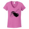 Ladies Heavy Cotton™ 100% Cotton V-Neck T-Shirt Thumbnail