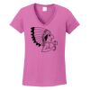 Ladies Heavy Cotton™ 100% Cotton V-Neck T-Shirt Thumbnail