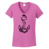 Ladies Heavy Cotton™ 100% Cotton V-Neck T-Shirt Thumbnail