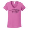Ladies Heavy Cotton™ 100% Cotton V-Neck T-Shirt Thumbnail
