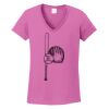 Ladies Heavy Cotton™ 100% Cotton V-Neck T-Shirt Thumbnail