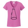 Ladies Heavy Cotton™ 100% Cotton V-Neck T-Shirt Thumbnail