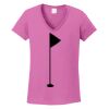 Ladies Heavy Cotton™ 100% Cotton V-Neck T-Shirt Thumbnail