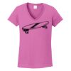 Ladies Heavy Cotton™ 100% Cotton V-Neck T-Shirt Thumbnail