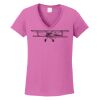 Ladies Heavy Cotton™ 100% Cotton V-Neck T-Shirt Thumbnail