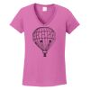 Ladies Heavy Cotton™ 100% Cotton V-Neck T-Shirt Thumbnail