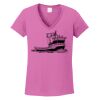 Ladies Heavy Cotton™ 100% Cotton V-Neck T-Shirt Thumbnail