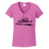 Ladies Heavy Cotton™ 100% Cotton V-Neck T-Shirt Thumbnail