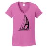 Ladies Heavy Cotton™ 100% Cotton V-Neck T-Shirt Thumbnail