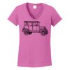 Ladies Heavy Cotton™ 100% Cotton V-Neck T-Shirt Thumbnail
