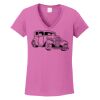 Ladies Heavy Cotton™ 100% Cotton V-Neck T-Shirt Thumbnail