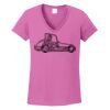 Ladies Heavy Cotton™ 100% Cotton V-Neck T-Shirt Thumbnail