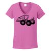 Ladies Heavy Cotton™ 100% Cotton V-Neck T-Shirt Thumbnail