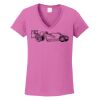 Ladies Heavy Cotton™ 100% Cotton V-Neck T-Shirt Thumbnail