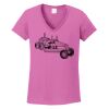 Ladies Heavy Cotton™ 100% Cotton V-Neck T-Shirt Thumbnail