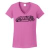 Ladies Heavy Cotton™ 100% Cotton V-Neck T-Shirt Thumbnail