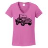 Ladies Heavy Cotton™ 100% Cotton V-Neck T-Shirt Thumbnail