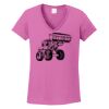 Ladies Heavy Cotton™ 100% Cotton V-Neck T-Shirt Thumbnail