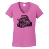 Ladies Heavy Cotton™ 100% Cotton V-Neck T-Shirt Thumbnail