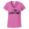 Ladies Heavy Cotton™ 100% Cotton V-Neck T-Shirt Thumbnail