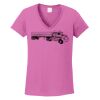 Ladies Heavy Cotton™ 100% Cotton V-Neck T-Shirt Thumbnail